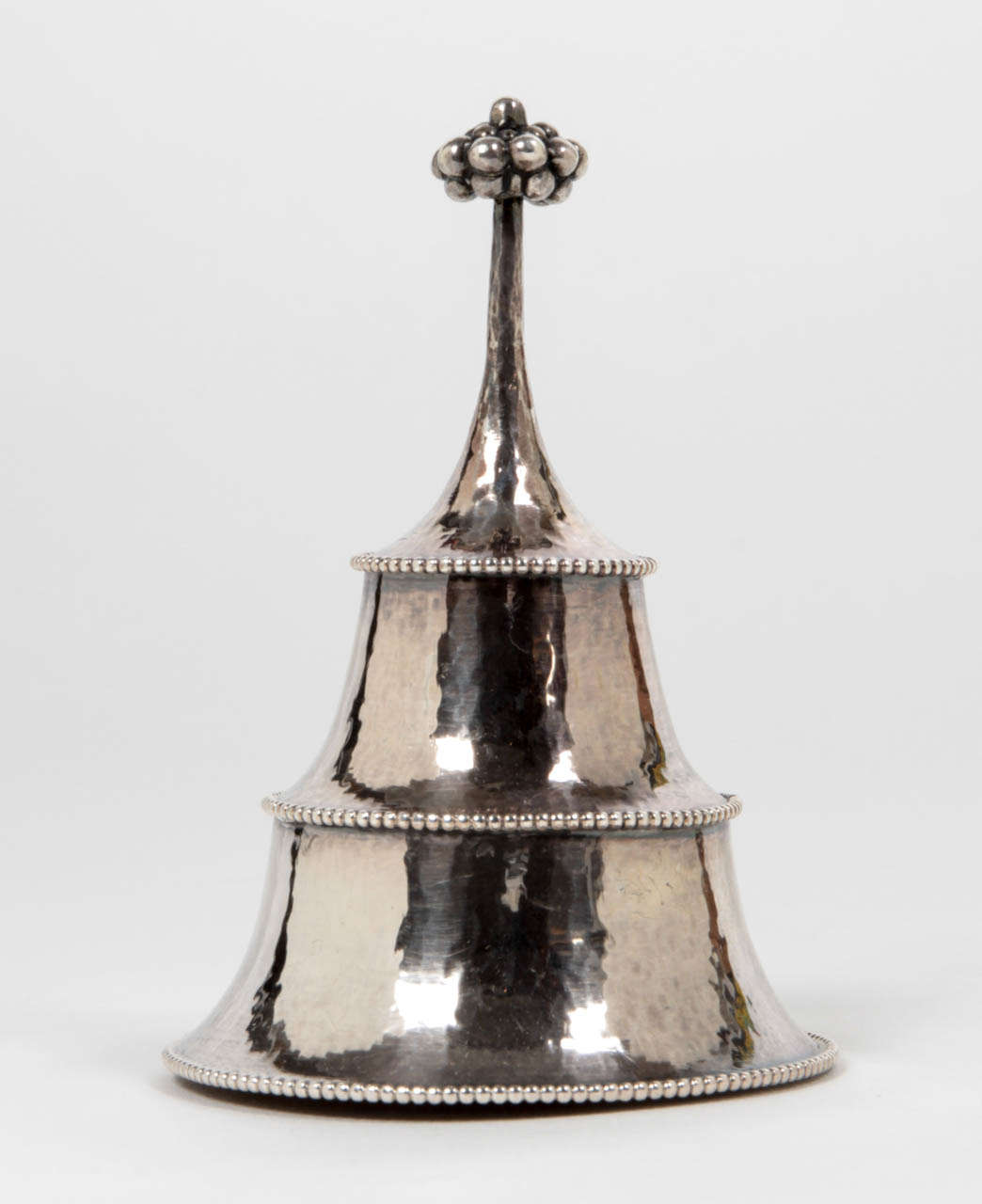 Josef Hoffmann Wiener Werkstätte Important Silver Wine Bottle Stopper