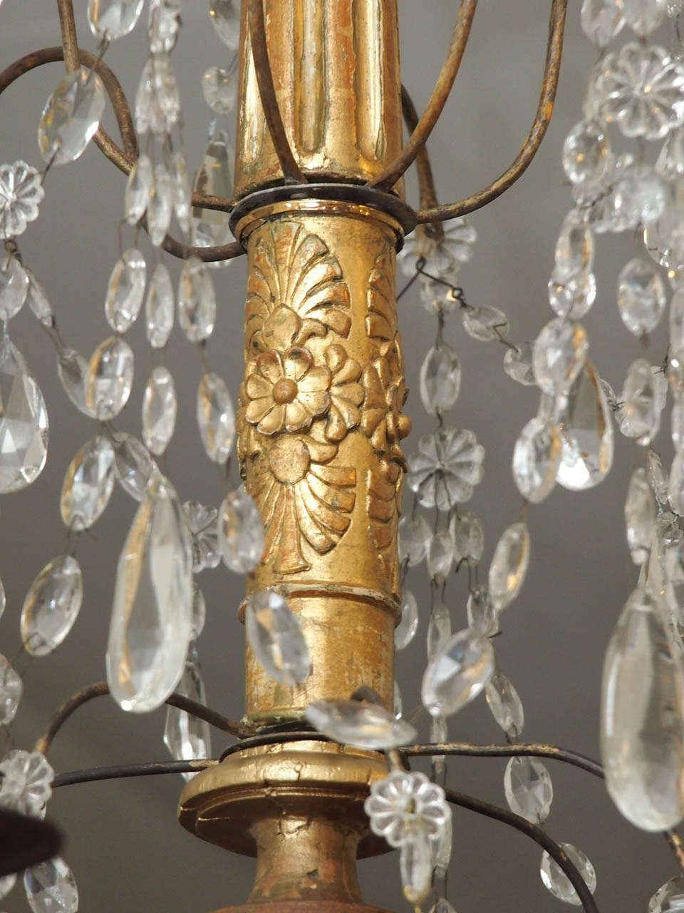 19th Century Italian Genoa Empire Chandelier