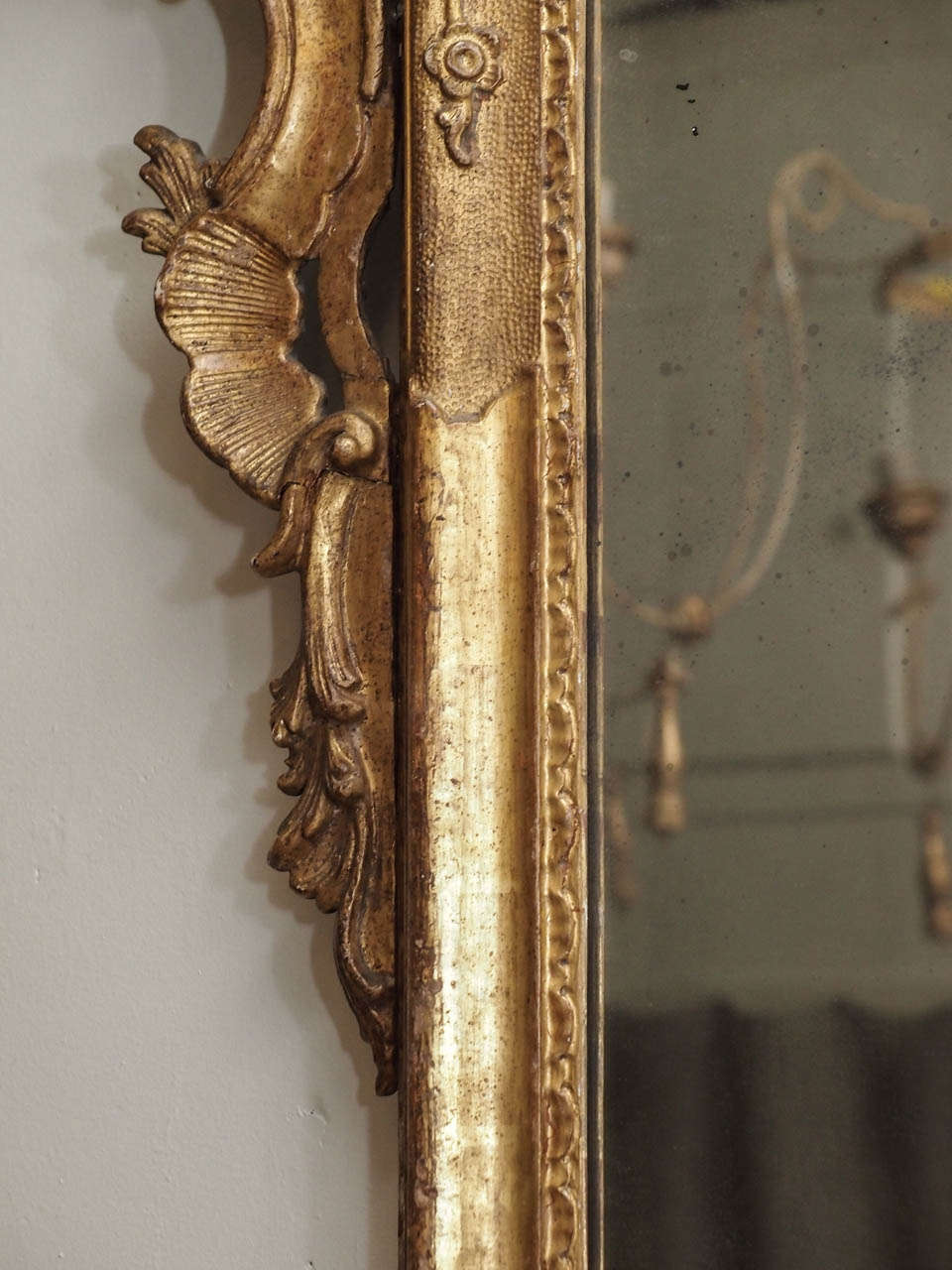 19th Century Louis XV Mirror In Excellent Condition In New Orleans, LA