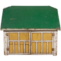 Antique Early 20th Century, Model Barn or Garage, circa 1910-1930