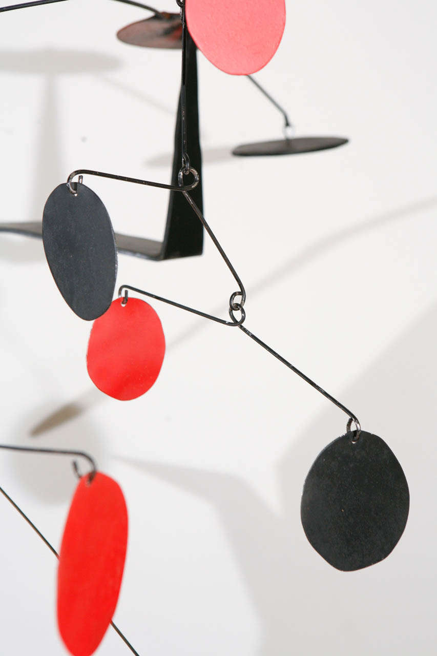 French Painted Steel Mobile Sculpture 2