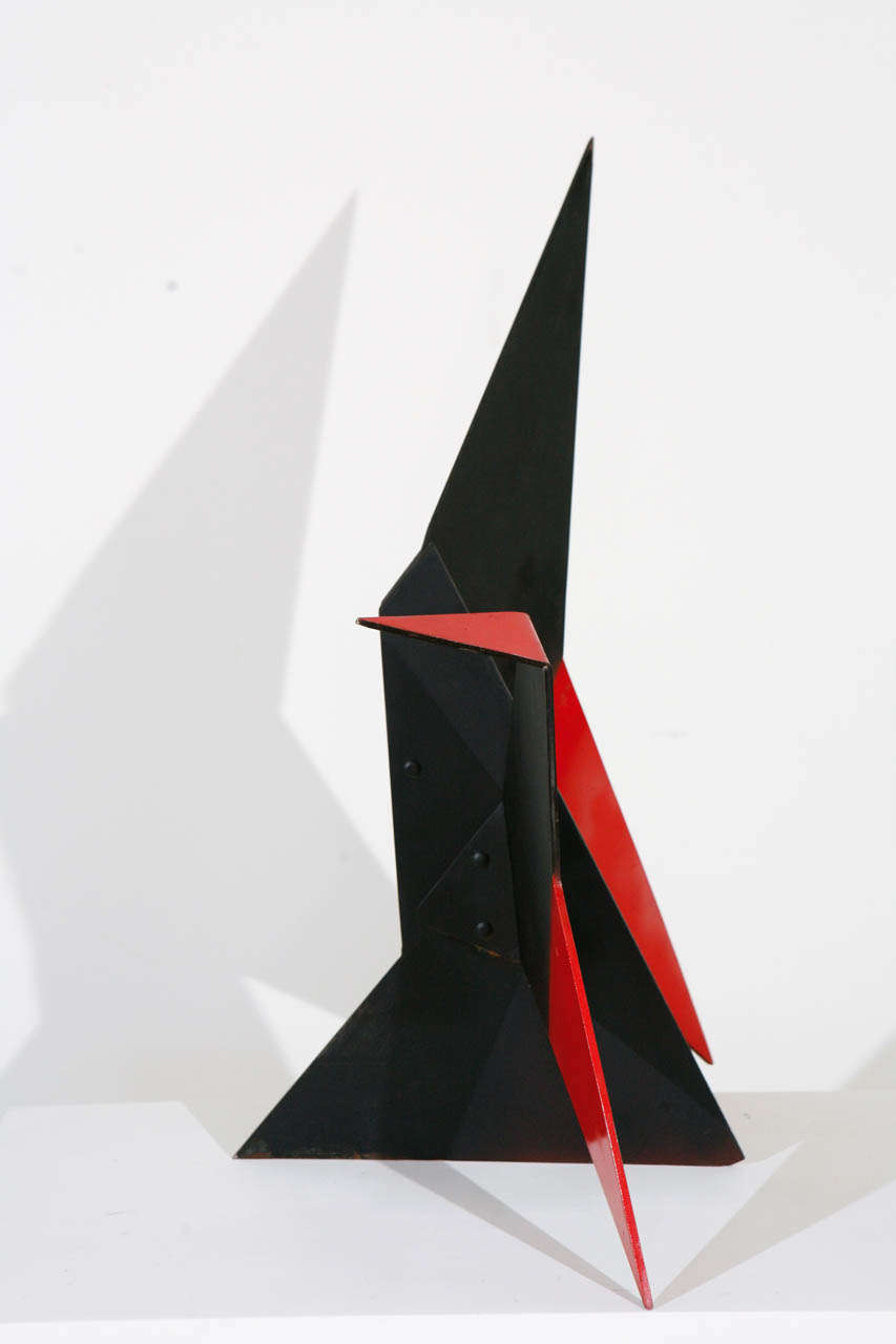 French Painted Steel Mobile Sculpture 3