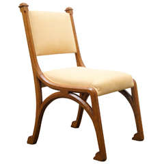 19th c. Oak Side Chair