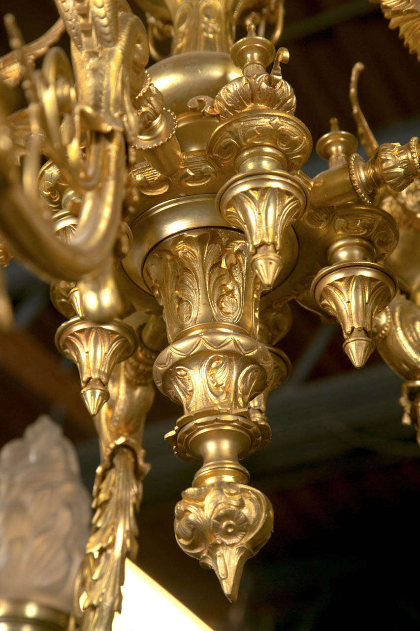 antique bronze chandeliers