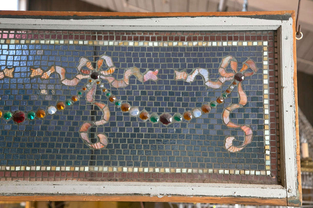 Antike Quecksilber-Mosaik-Farbglasfenster 2