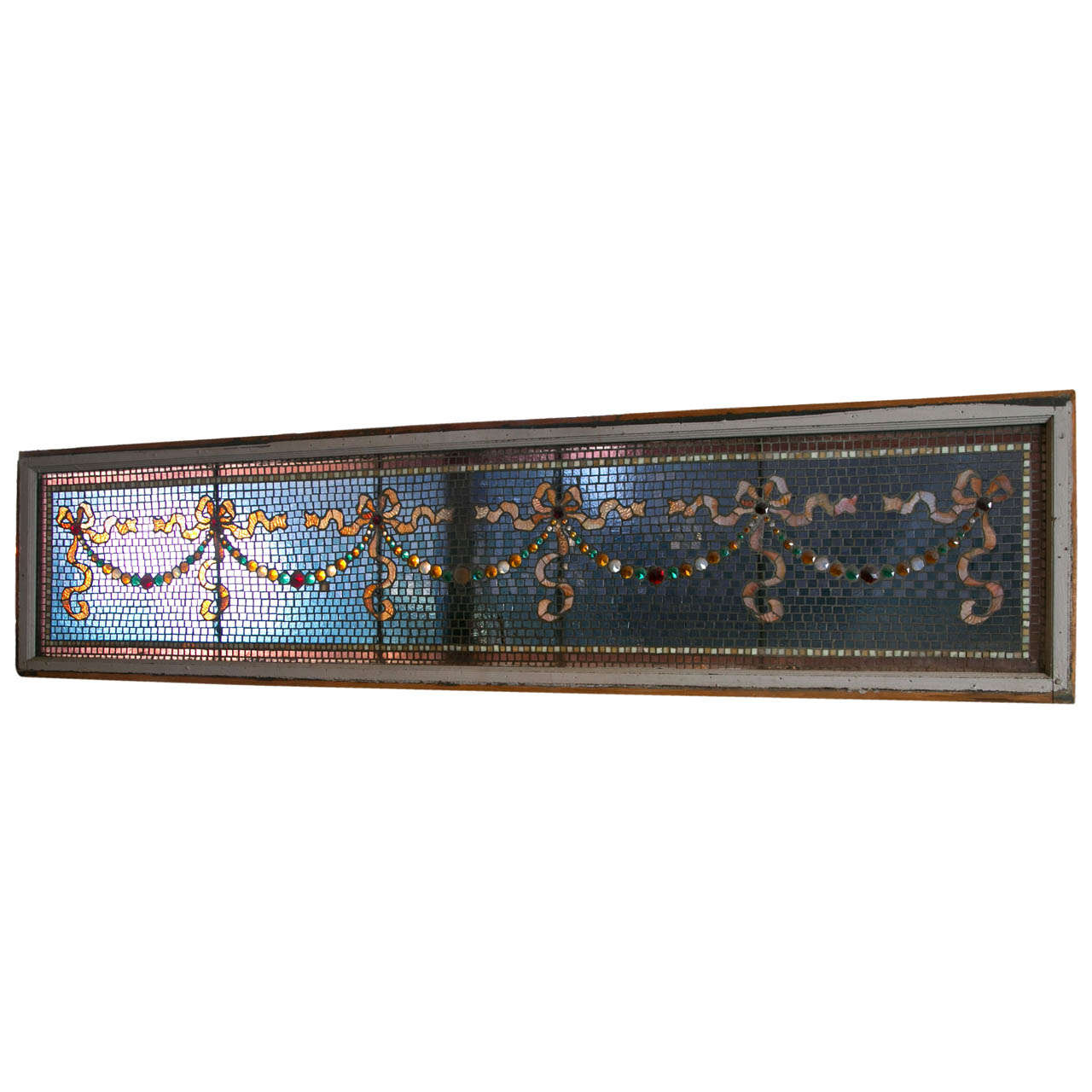 Antique Mercury Mosaic Stain Glass Windows