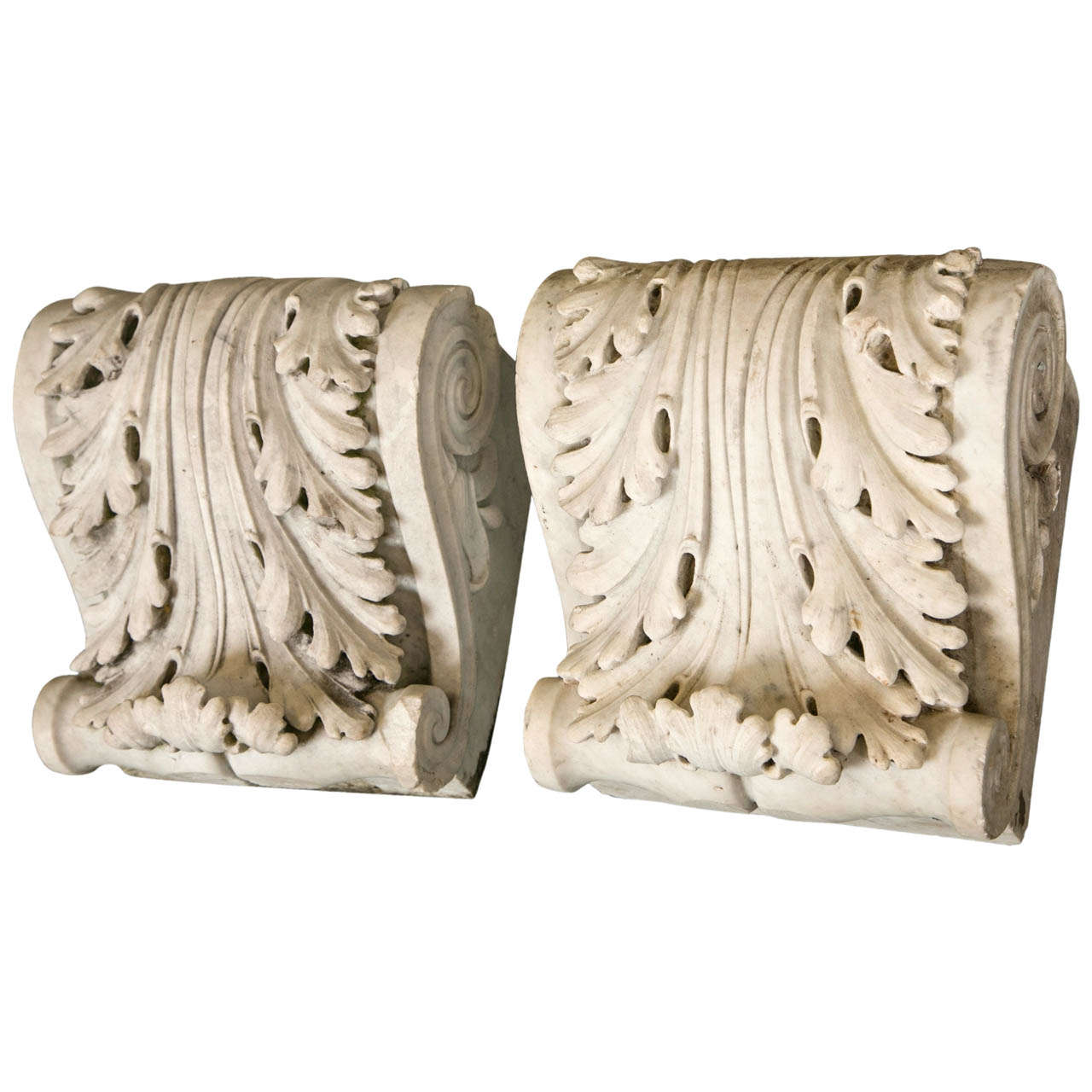 Antique Marble Corbels Brackets At 1stdibs