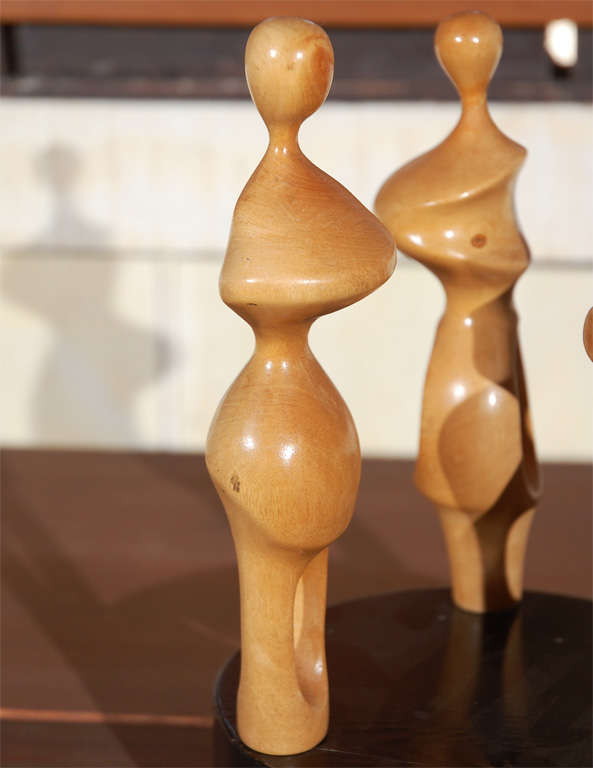 “High Self - Potential Reunion” Wood Figures by Don Saxby 3