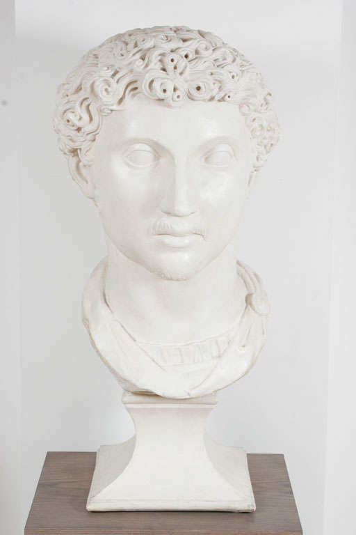 Large Vintage Bust of a Man