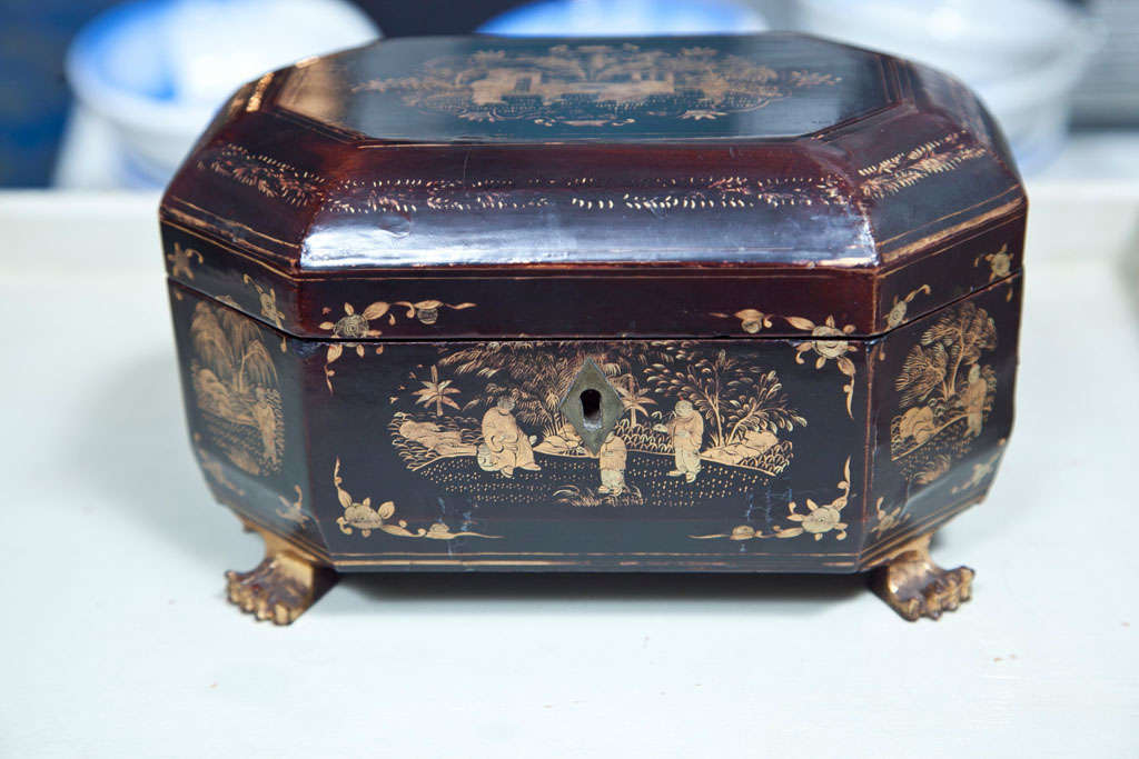 chinese tea caddy antique