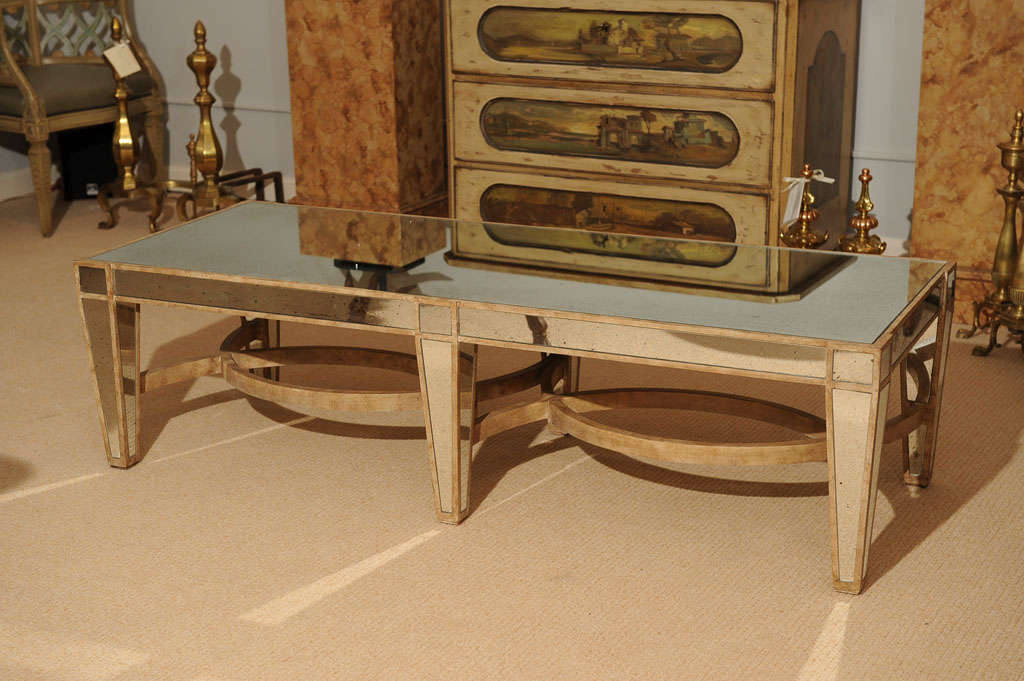 Mirrored Cocktail Table