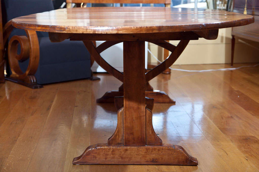 Vigneron style cherry wood table 3