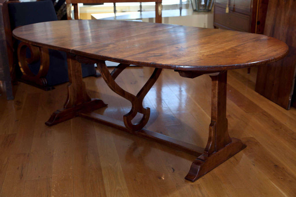 Vigneron style cherry wood table 6
