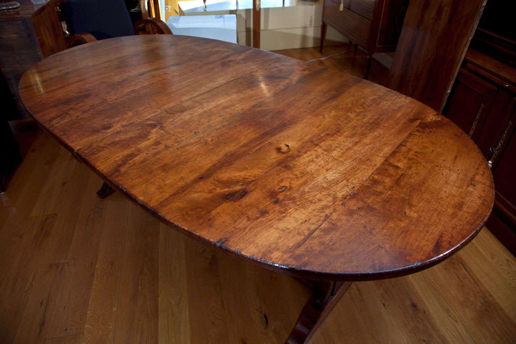 Vigneron style cherry wood table 7