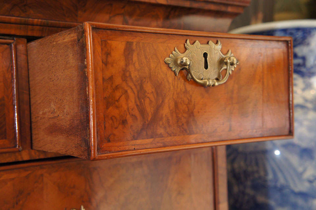 18th Century English George I Style Chest on Chest For Sale