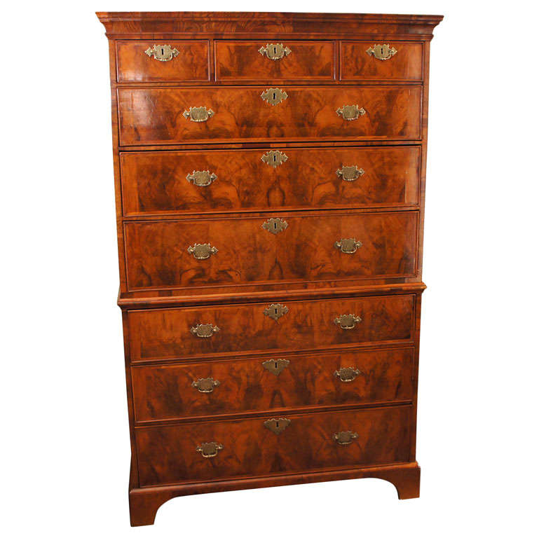 English George I Style Chest on Chest For Sale