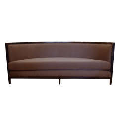 Oversized High Back Settee in Scalamandre Fabric