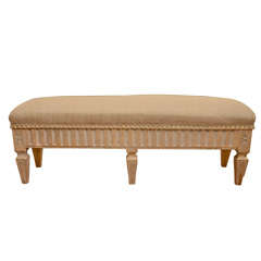 Antique Giltwood Bench