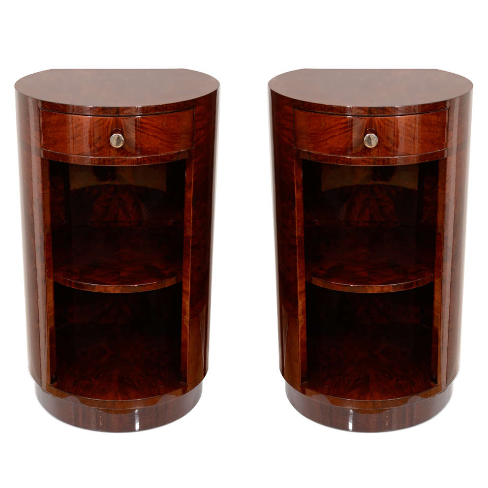 Machine Age Art Deco Nightstands at 1stdibs