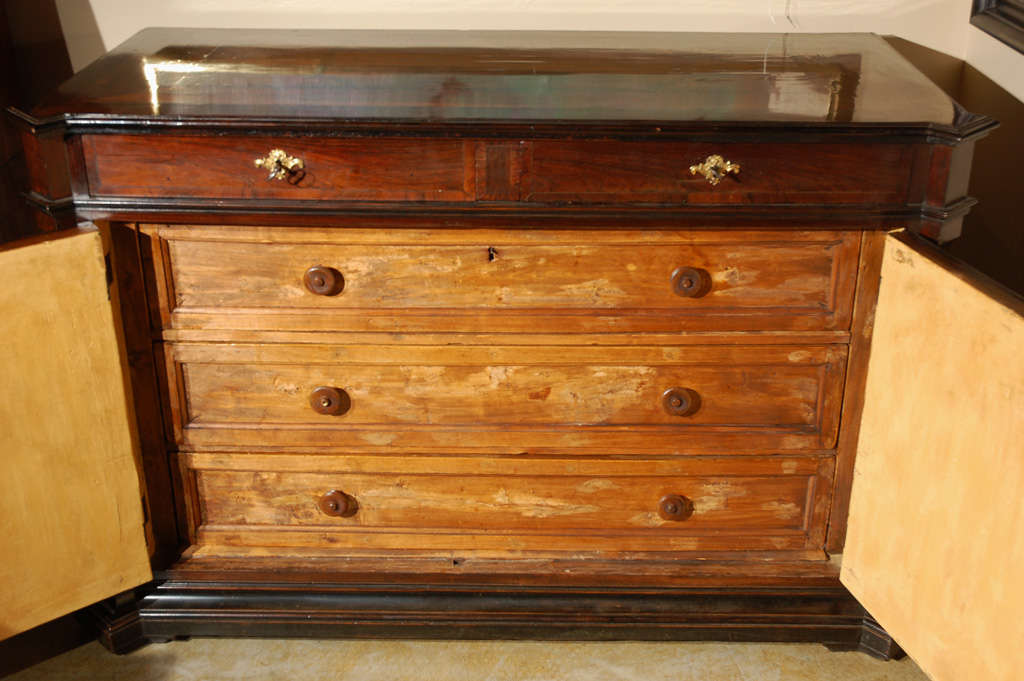 Bronze Antique, Tuscan, Clipped Corner Commode For Sale