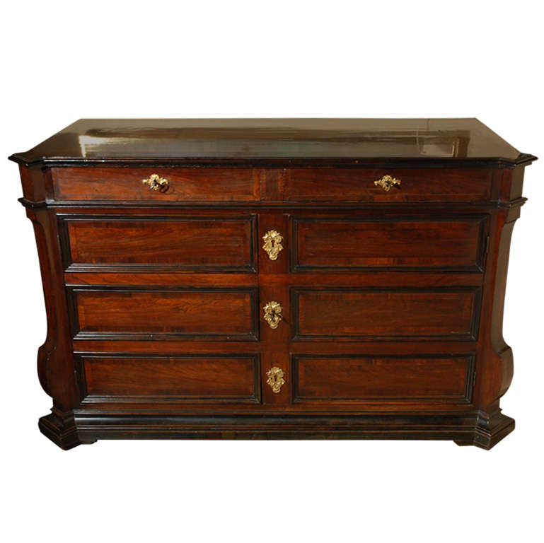 Antique, Tuscan, Clipped Corner Commode For Sale