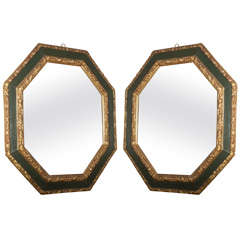 Pair of Mirrors with 18th c. Frames