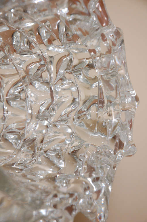 Mid-Century Modern Spiked, Murano Vase