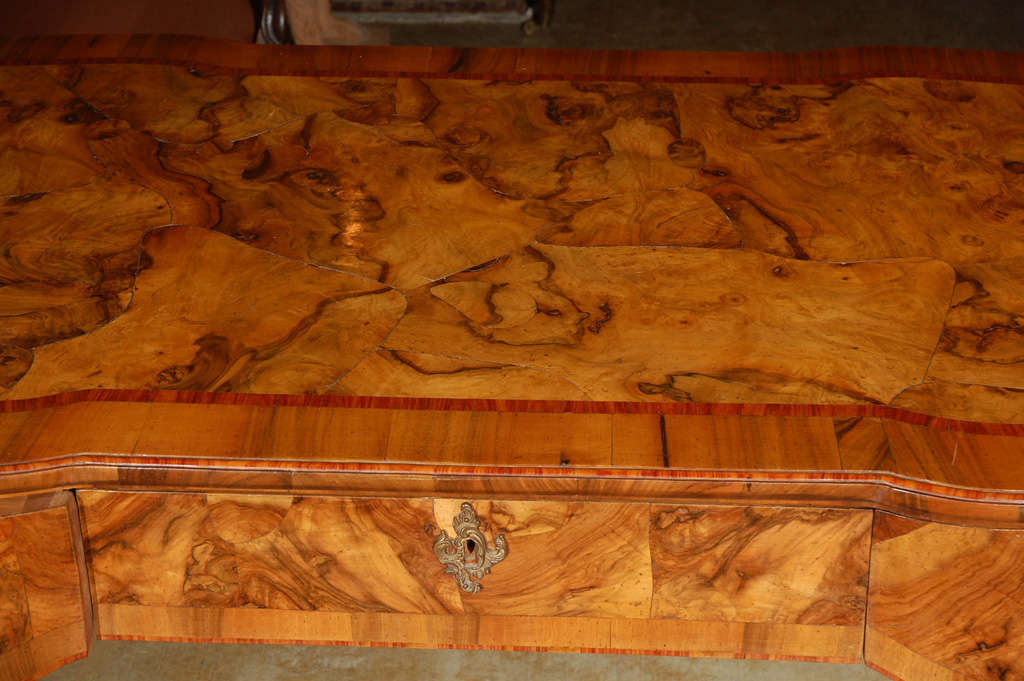 Burl Wood Venetian Desk 1