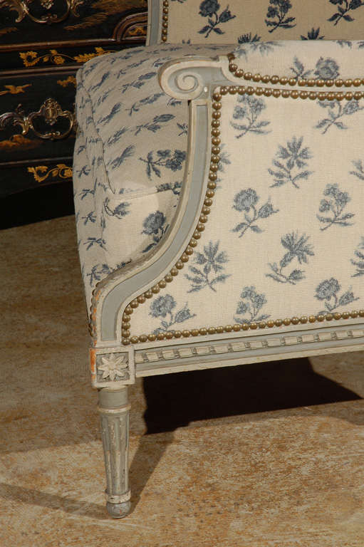 19th Century French, Marquis Chair 1
