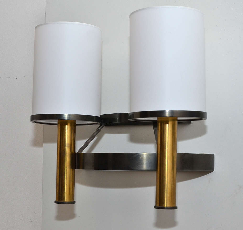 French Two 1960s Sconces For Sale