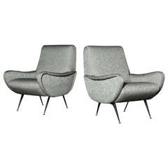 Pr Of Milanese Arm Chairs Made In 1955  
