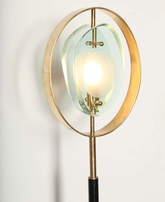 Lacquered Fontana Arte Floor Lamp Design By Max Ingrand