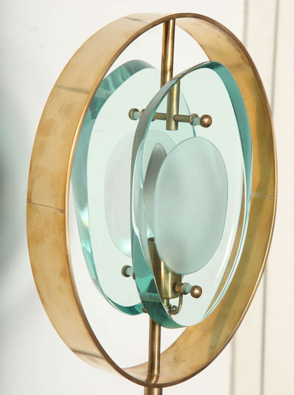 Mid-20th Century Fontana Arte Floor Lamp Design By Max Ingrand