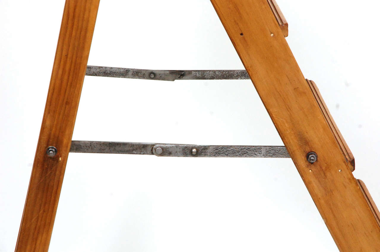 Antique English Library Ladder at 1stdibs
