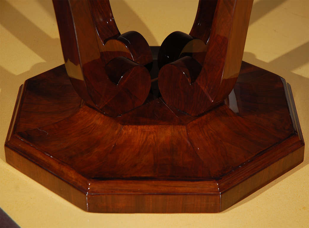 Hungarian Art Deco Tulip Base Table For Sale