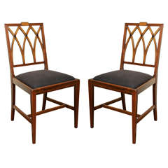 Pair of Berkey & Gay Mahogany Side Chairs