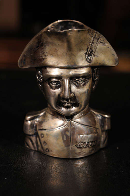 French Napoleonic themed silver creamer For Sale