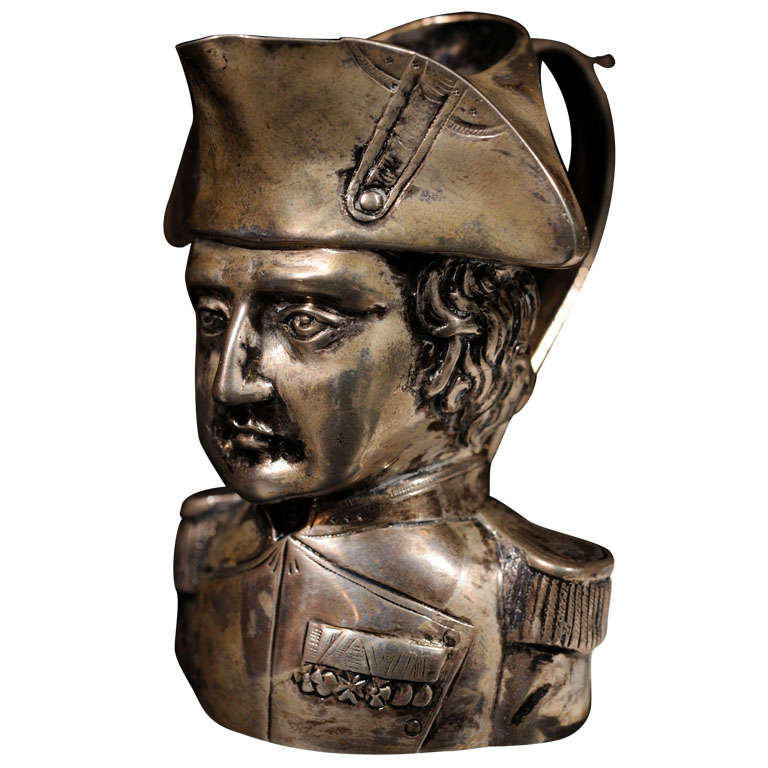 Napoleonic themed silver creamer For Sale