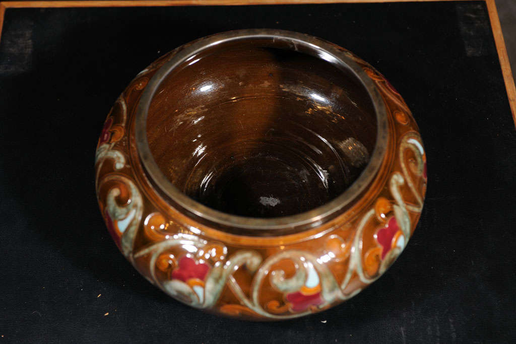 English Rare Christopher Dresser ceramic bowl For Sale