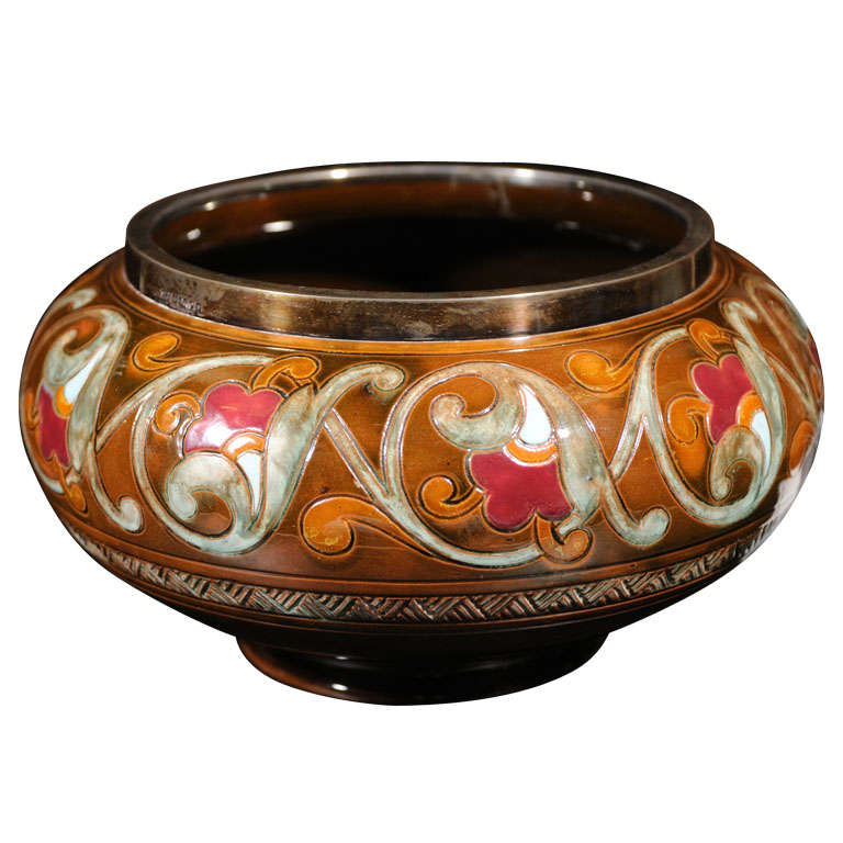 Rare Christopher Dresser ceramic bowl For Sale