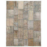 Vintage Turkish Patchwork Rug