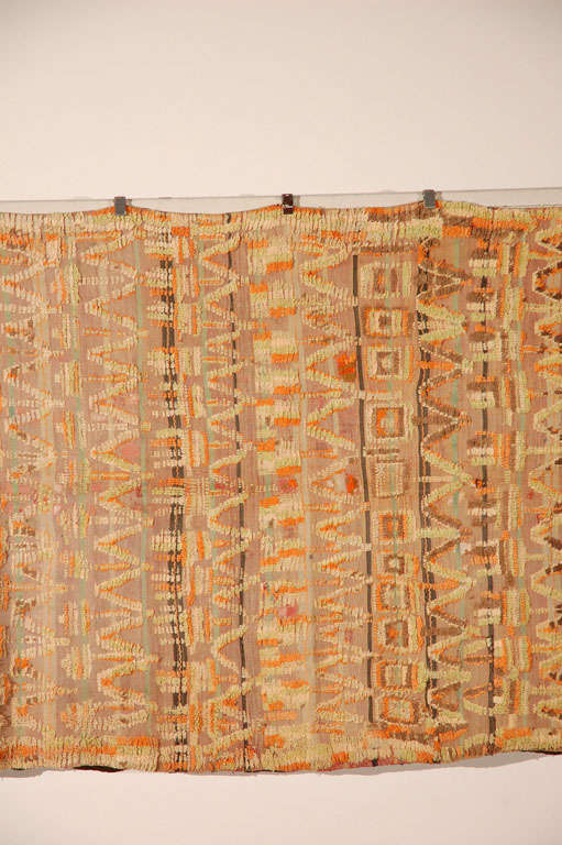 Mid-20th Century Vintage Moroccan Tribal Rug   For Sale