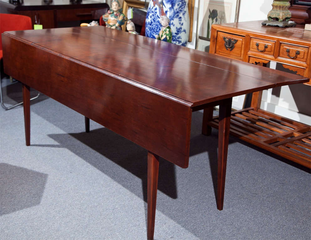American Cherry Wood Dining Table with Drop leaf