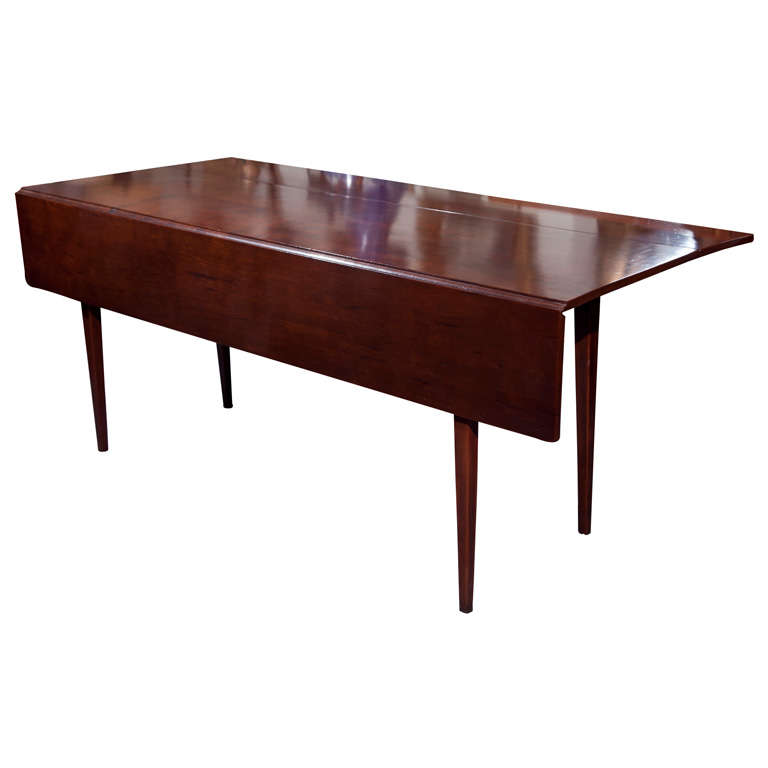 Cherry Wood Dining Table with Drop leaf