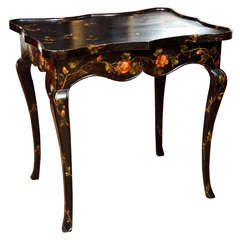 Black Painted Italian Table