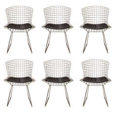 SIX Bertoia Chrome 420C Chairs by Knoll