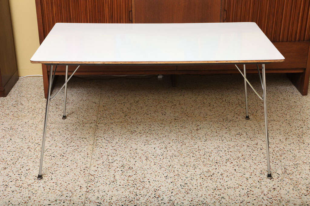 Great Early Eames DTM10 Folding Table 5
