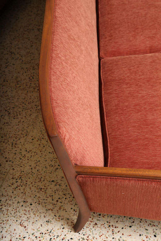 Grand Modern Robsjohn-Gibbings Style Sofa 1