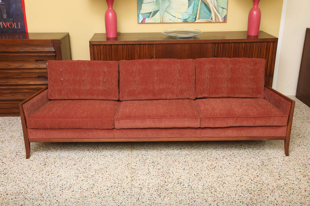 Grand Modern Robsjohn-Gibbings Style Sofa 3
