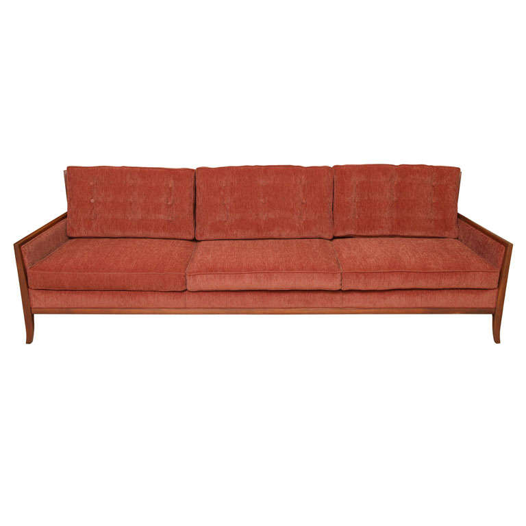 Grand Modern Robsjohn-Gibbings Style Sofa